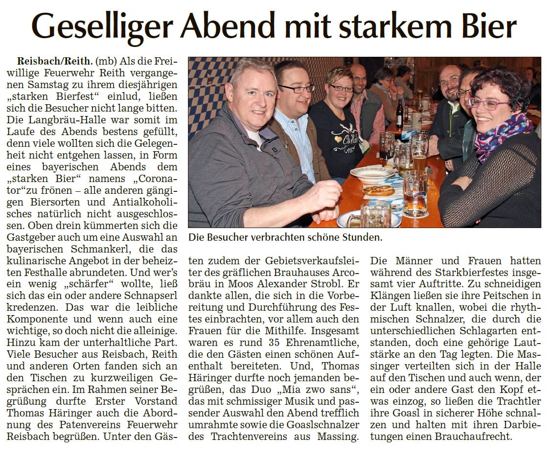 Bericht DA vom 23.03.2016